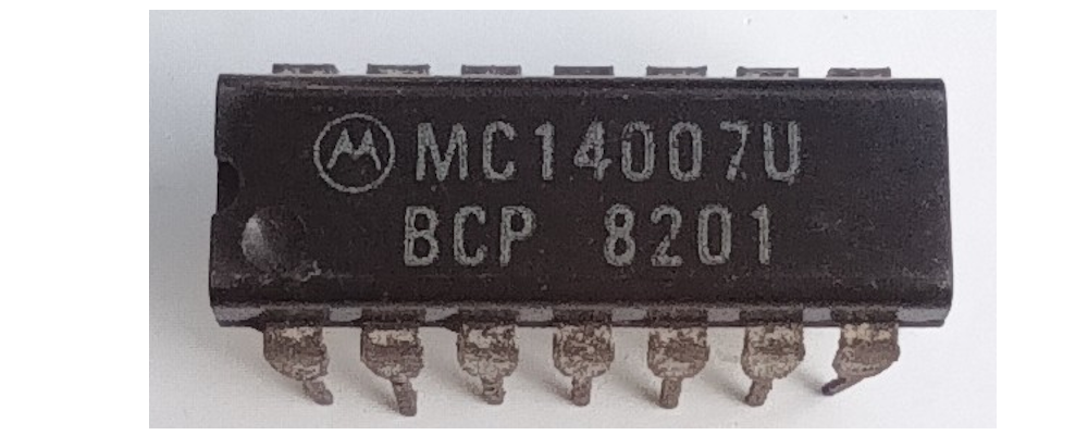 MC14007UBCP Dual Complementary Pair Transistor IC – DIP-14 Package