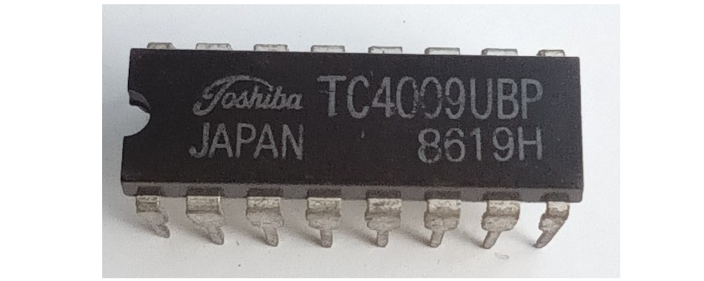 TC4009BP Hex Inverter Buffer IC – DIP-14 (Original Toshiba)