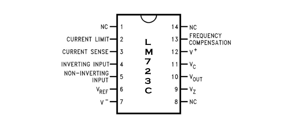 LM723 Adjustable Voltage Regulator IC – DIP-14 | Precision Linear Regulator for Power Supply Design