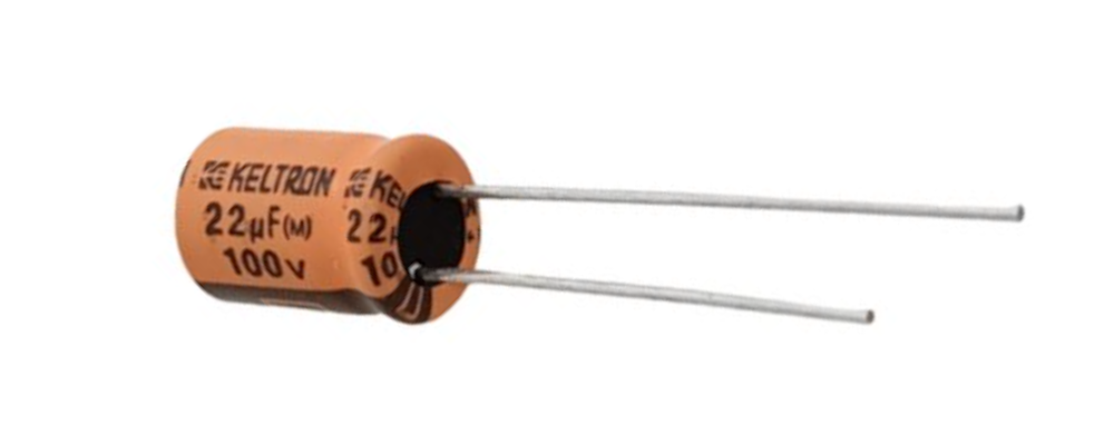 Through Hole Electrolytic Capacitor, 22µF, 160V, 8 x 22 mm