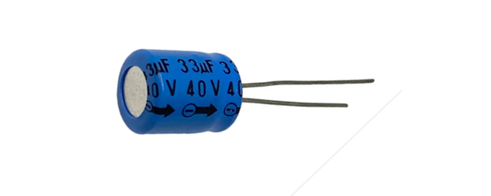 Through Hole Electrolytic Capacitor, 33µF, 40V, 6 x 11 mm