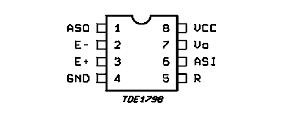 TDE1798 Intelligent Power Driver IC – DIP-8 Package