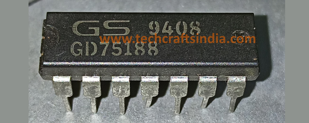 GD75188 RS-232 Line Driver IC – DIP-14 Package
