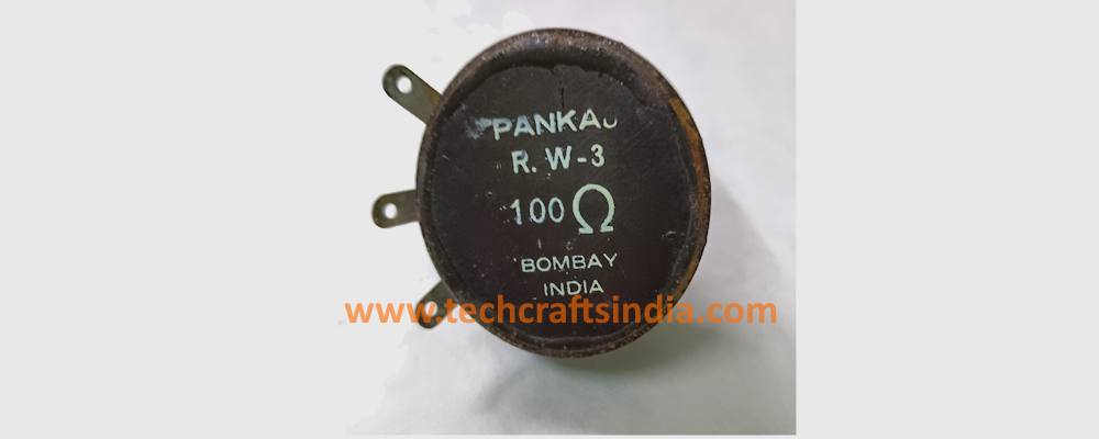 Pankaj R W-3 | 100 Ohms – Wirewound Potentiometer