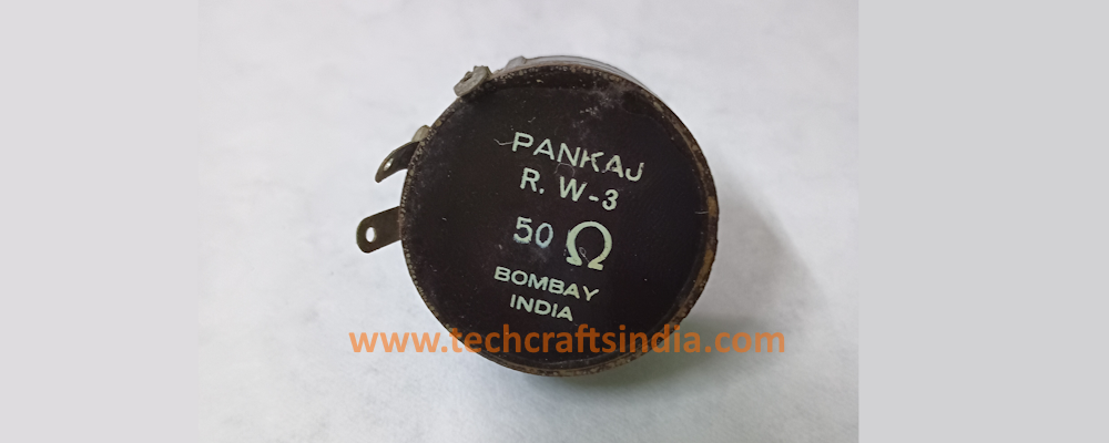 Pankaj R W-3 | 50 Ohms – Wirewound Potentiometer