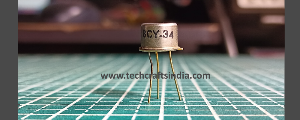 BCY34 PNP Silicon Transistor – TO-5 Metal Can