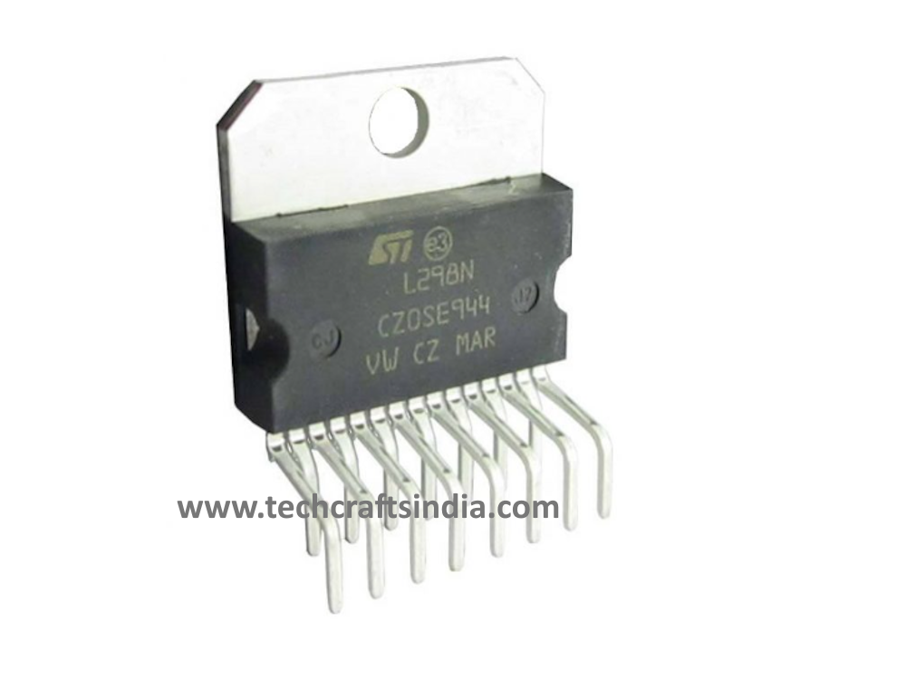 L298N DC Motor Driver Multiwatt-15V Dual Full Bridge